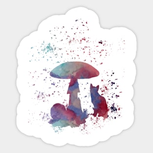 Raining Sticker
